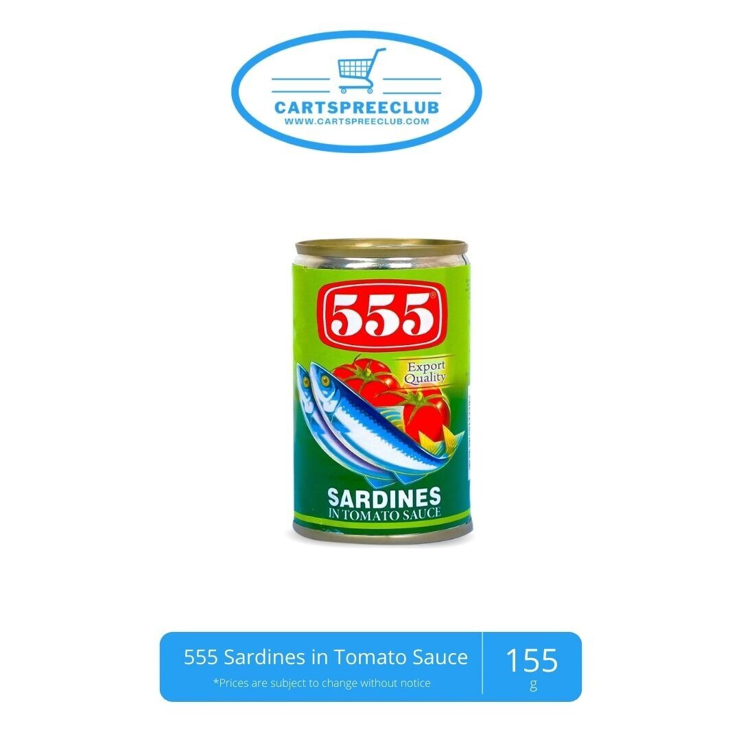 555 Sardines in Tomato Sauce Green 155g