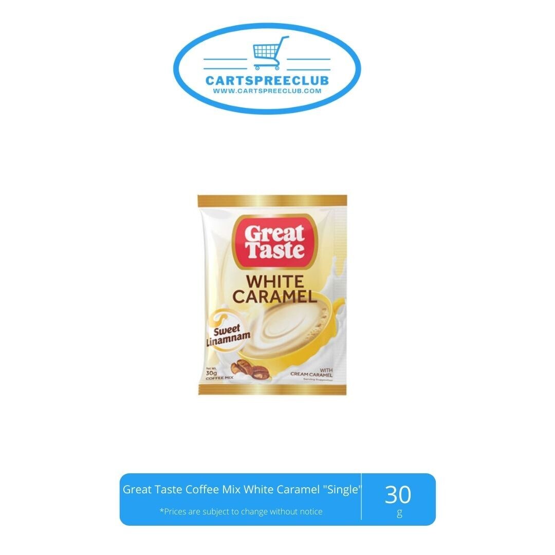 Great Taste Coffee Mix White Caramel "Single" 30g