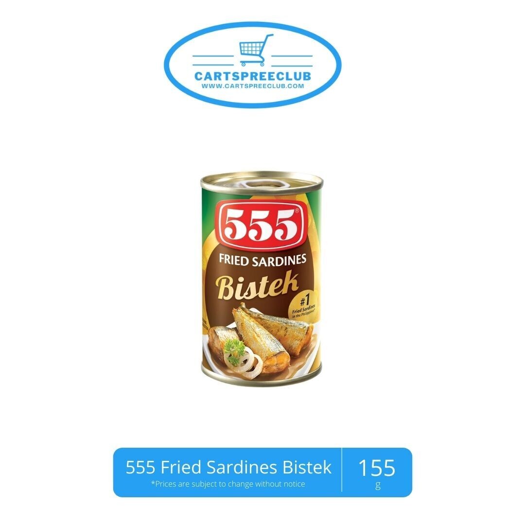555 Fried Sardines Bistek 155g