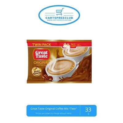 Great Taste Original Coffee Mix &quot;Twin&quot; 33g