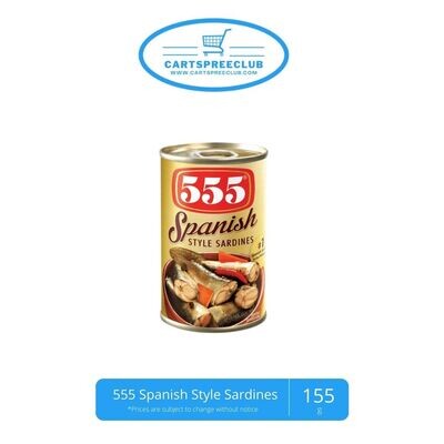 555 Spanish Style Sardines 155g