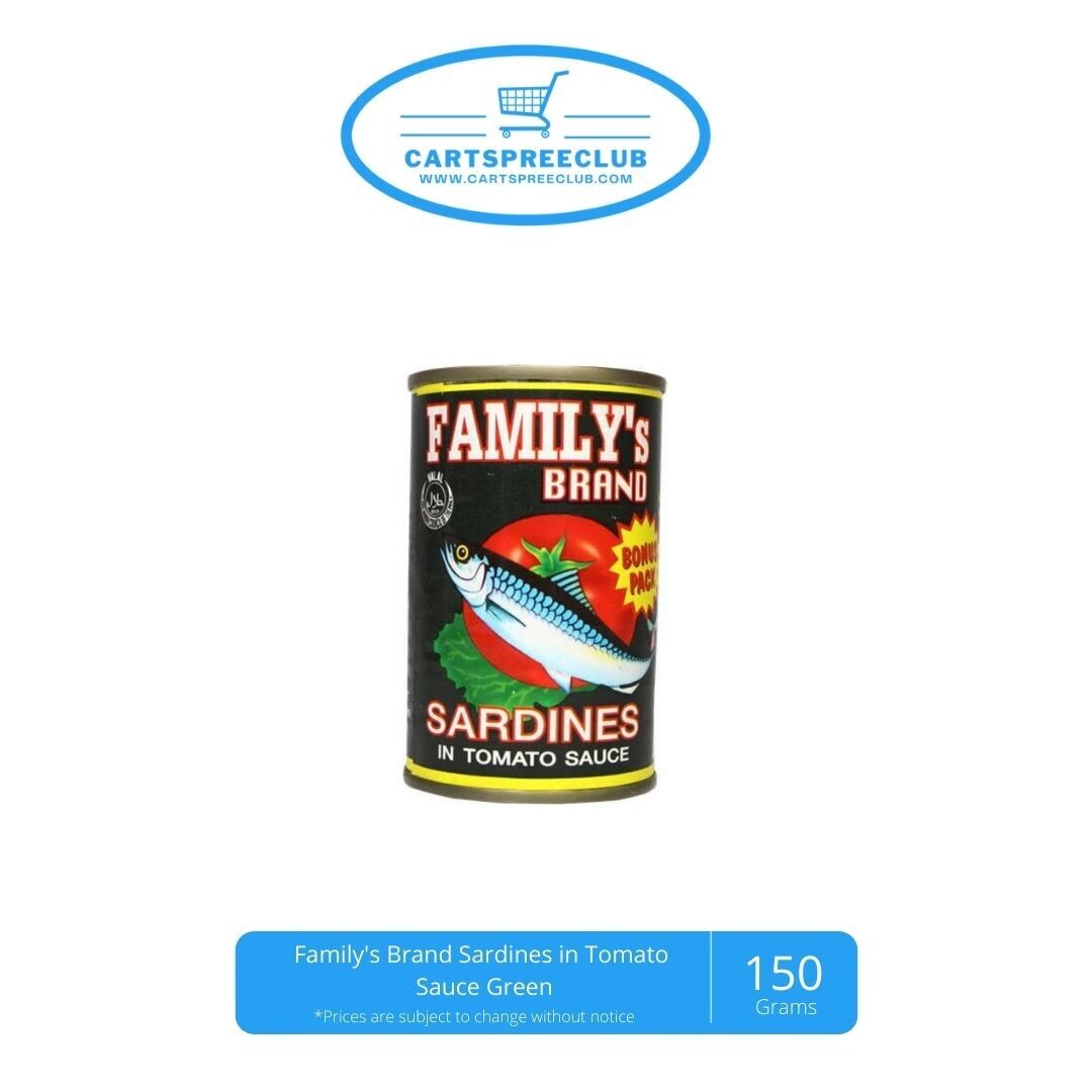 Family's Brand Sardines in Tomato Sauce Green 155g