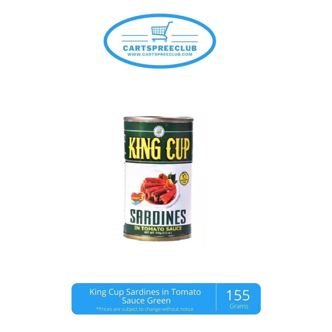 King Cup Sardines in Tomato Sauce Green 155g