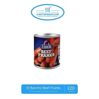 El Rancho Beef Franks 225g