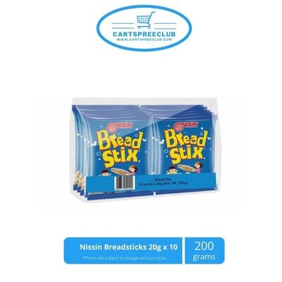 Nissin Breadstix 20gx10&#39;s