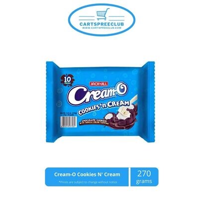 Cream-O Cookies N&#39; Cream 27gx10&#39;s