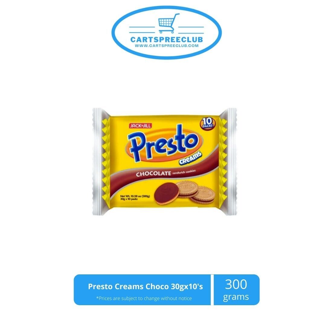 Presto Creams  Choco 30gx10's