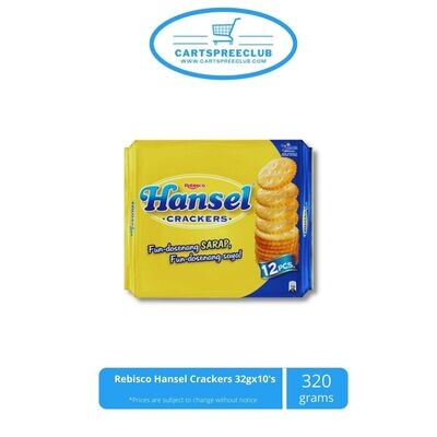 Rebisco Hansel Crackers 32gx10&#39;s