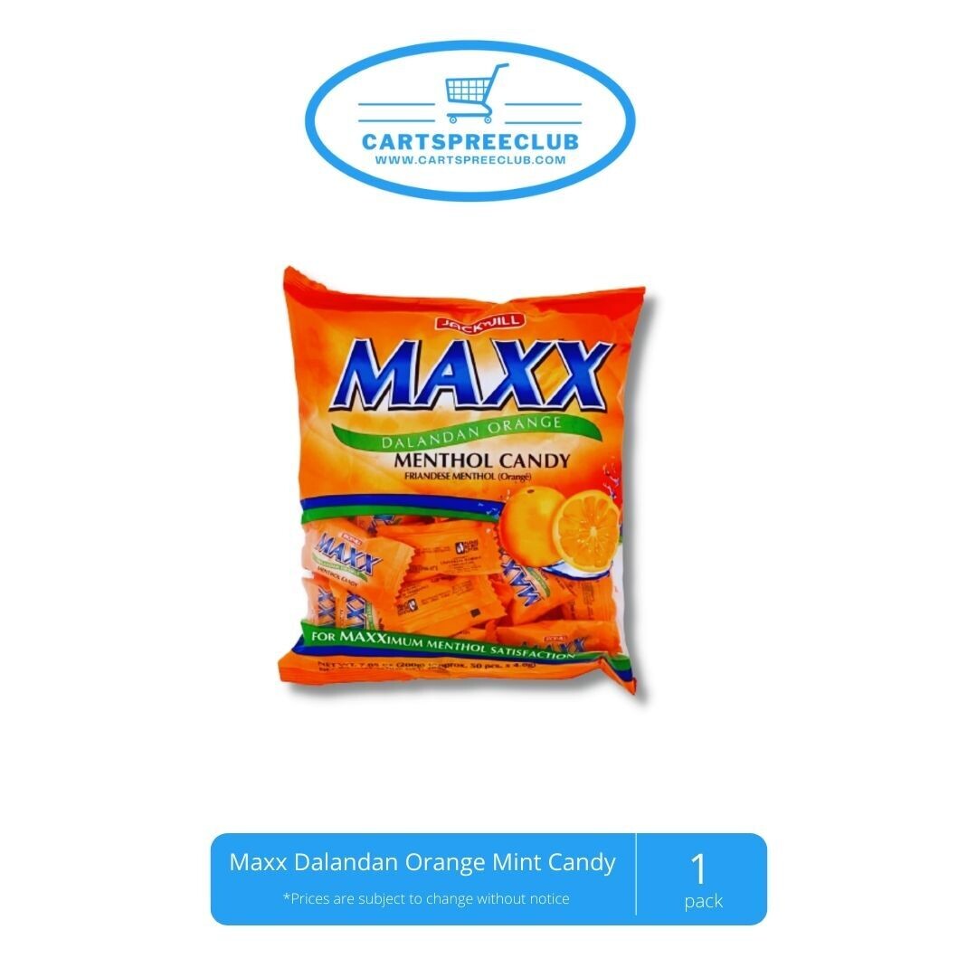 Maxx Dalandan Orange Mint Candy 50 pcs.