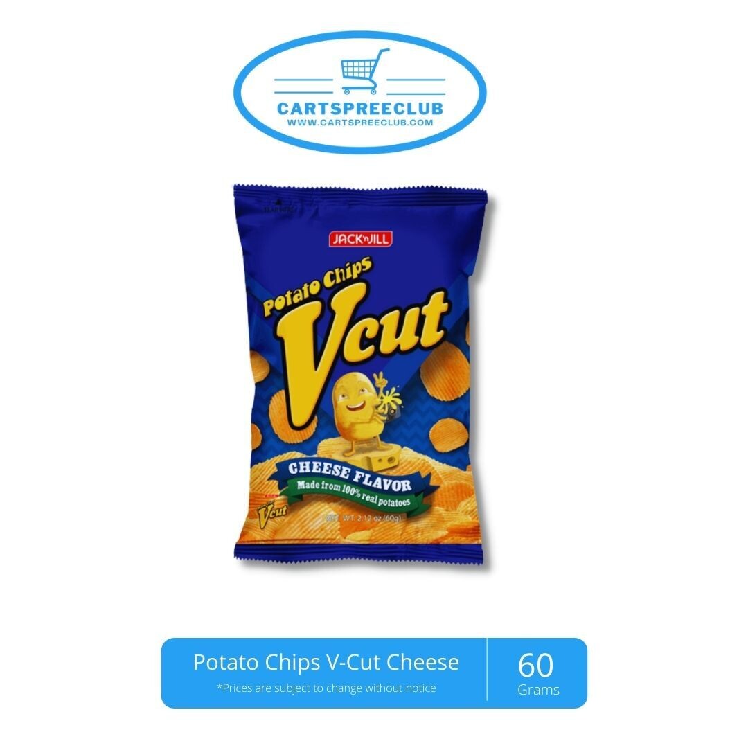 Potato Chips V-Cut Cheese 60g