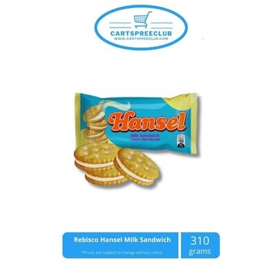 Rebisco Hansel Milk Sandwich 31gx10&#39;s