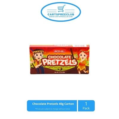 Chocolate Pretzels 40g Carton