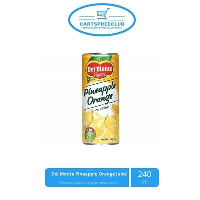Del Monte Pineapple Orange Juice 240ml