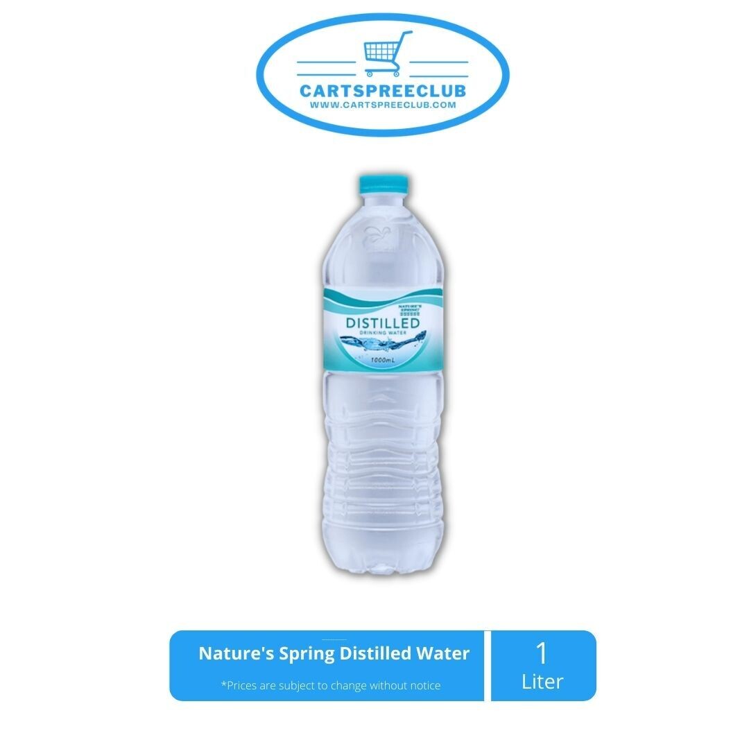 Nature's Spring Distilled Water 1L