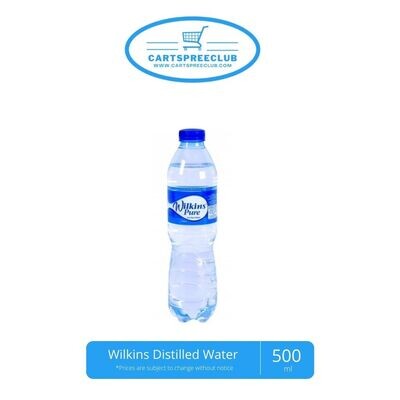 Wilkins Distilled Water 500ml