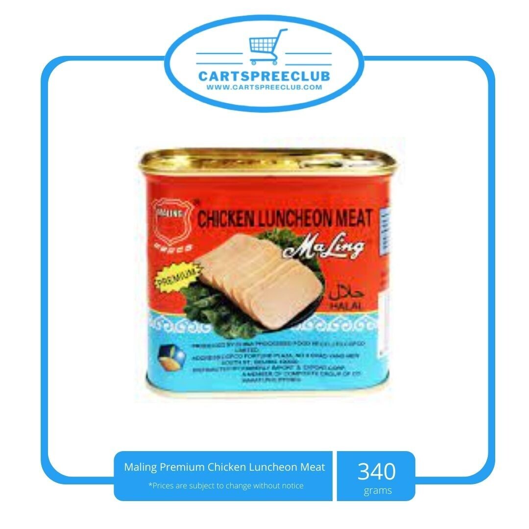 Maling Premium Chicken Luncheon Meat 340g Rectangle