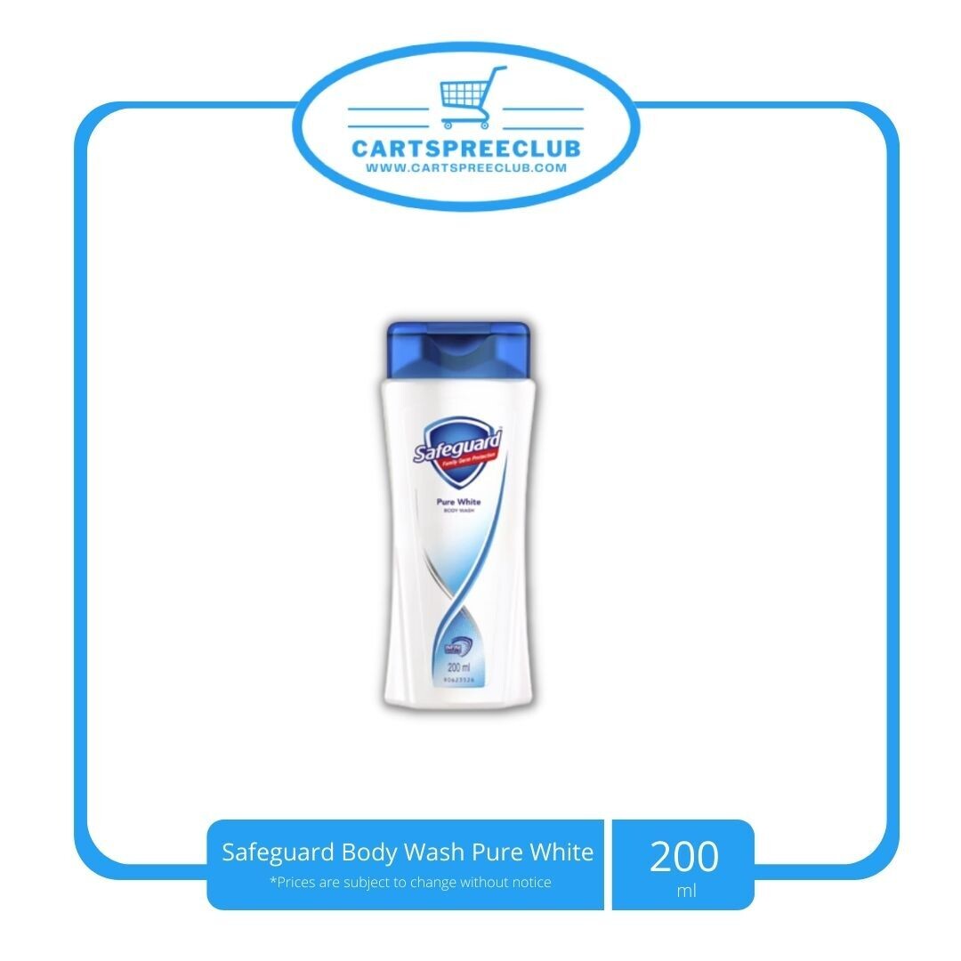 Safeguard Body Wash Pure White 200ml
