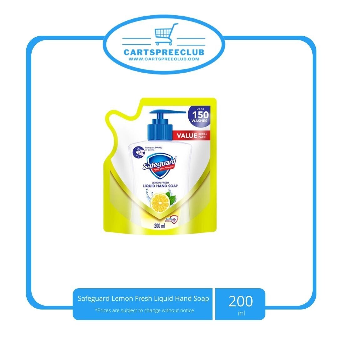 Safeguard Lemon Fresh Liquid Hand Soap 200ml