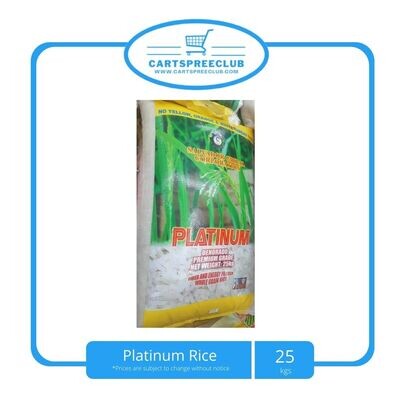 Platinum Rice 25kg