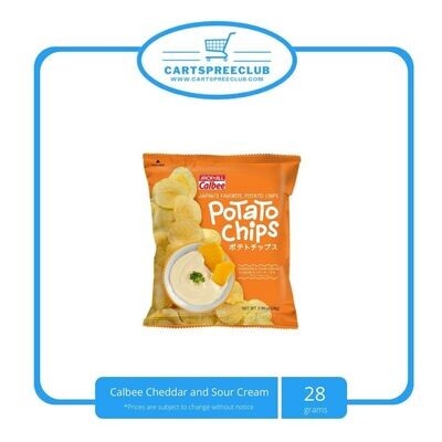 Calbee Cheddar and Sour Cream 28g