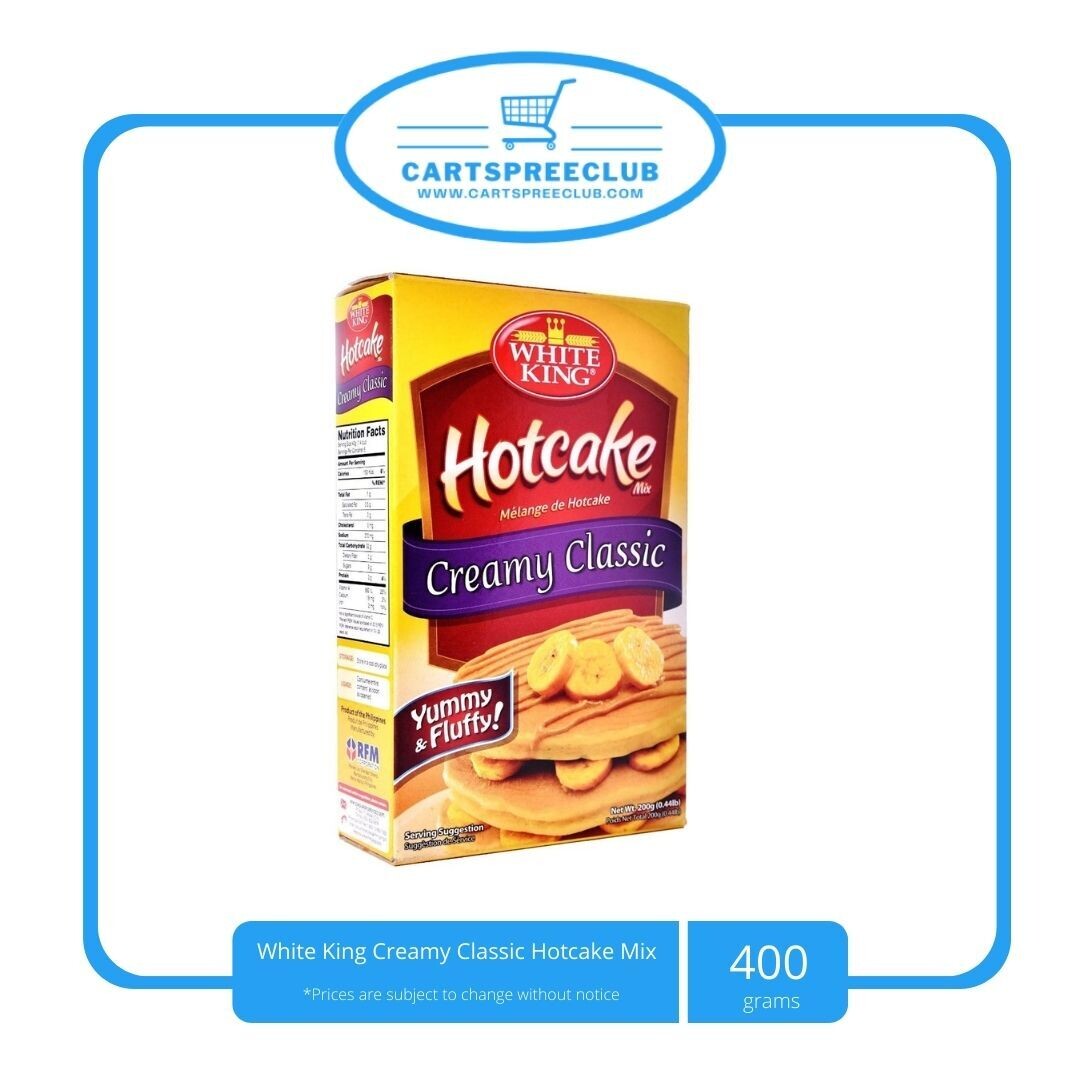 White King Creamy Classic Hotcake Mix 400g