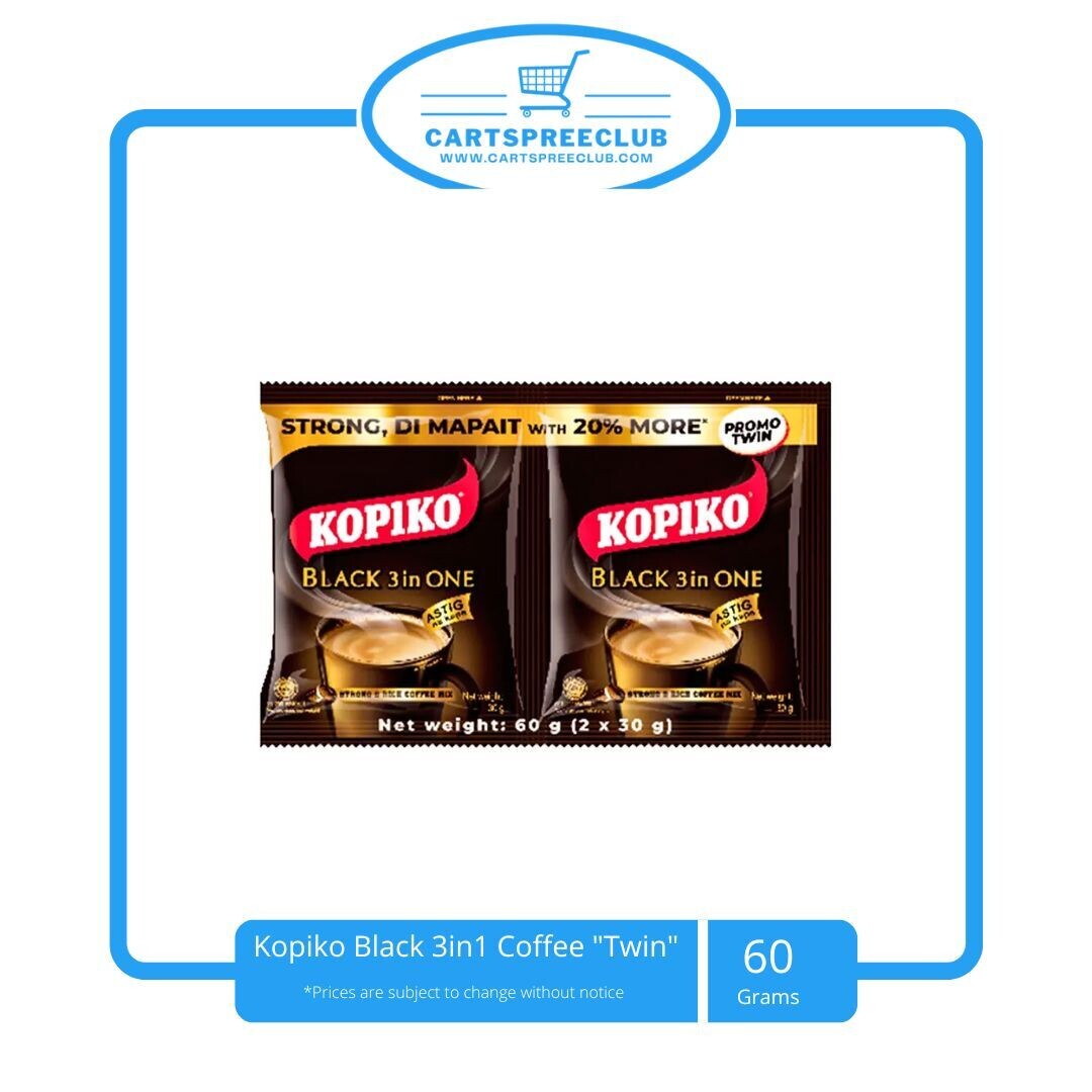Kopiko Black 3in1 Coffee &quot;Twin&quot; 60g