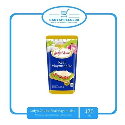 Lady&#39;s Choice Real mayonnaise 470ml SUP