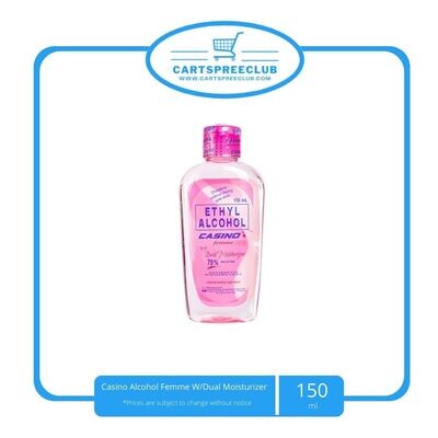 Casino Alcohol Femme W/Dual Moisturizer 150ML