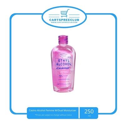 Casino Alcohol Femme W/Dual Moisturizer 250ML