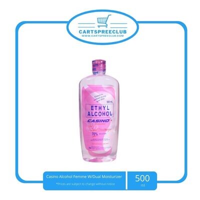Casino Alcohol Femme W/Dual Moisturizer 500ML