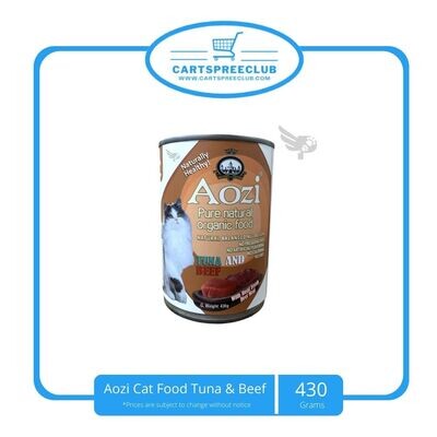 Aozi Cat food Tuna and Beef 430g (in can)