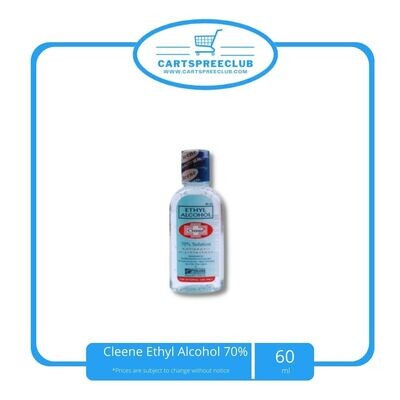 Cleene Ethyl Alcohol 70% 60ML