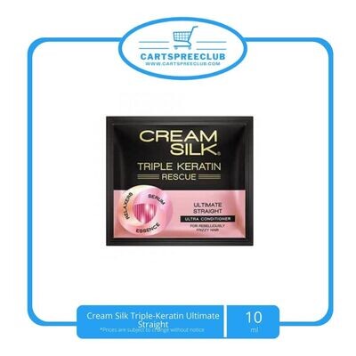 Cream Silk Triple-Keratin Ultimate Straight 10ml