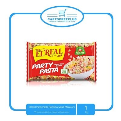 El Real Party Pasta Rainbow Salad Macaroni 1kg