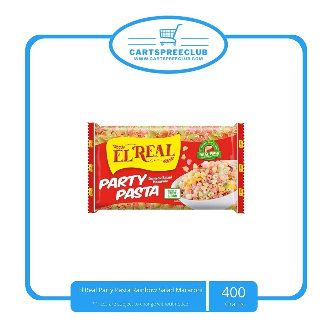 El Real Party Pasta Rainbow Salad Macaroni 400g