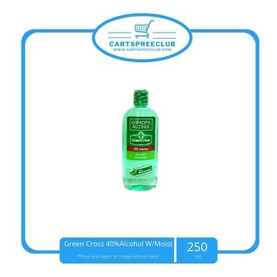 Green Cross 40%Alcohol W/Moist 250ML