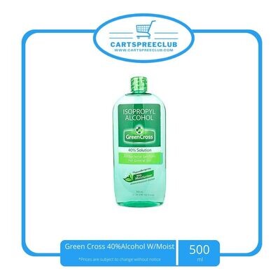 Green Cross 40%Alcohol W/Moist 500ML