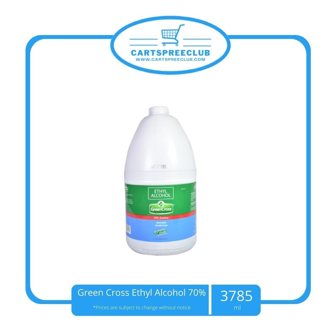 Green Cross Ethyl Alcohol 70% 3785ML