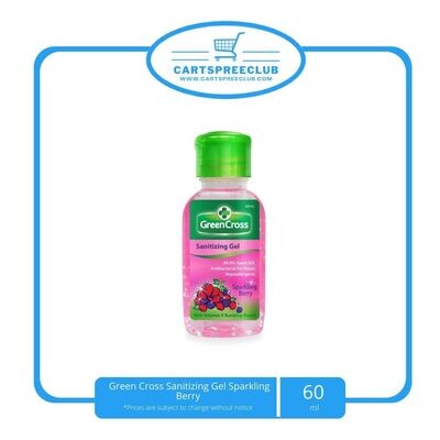 Green Cross Sanitizing Gel Sparkling Berry 60ML