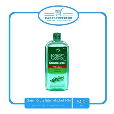 Green Cross Ethyl Alcohol 70% 500ML