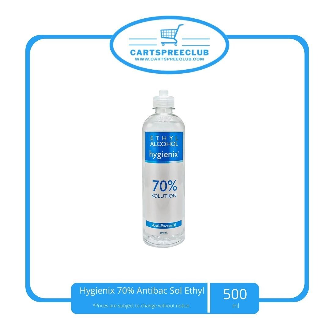 Hygienix 70% Antibac Sol Ethyl 500ML