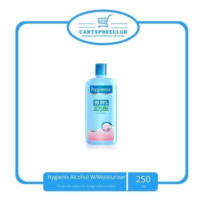 Hygienix Alcohol W/Moisturizer 250ML