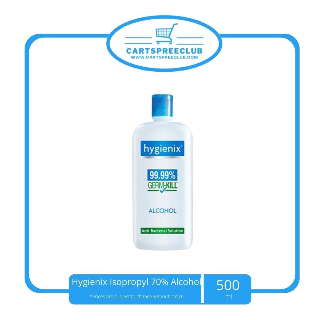 Hygienix Isopropyl 70% Alcohol 500ML