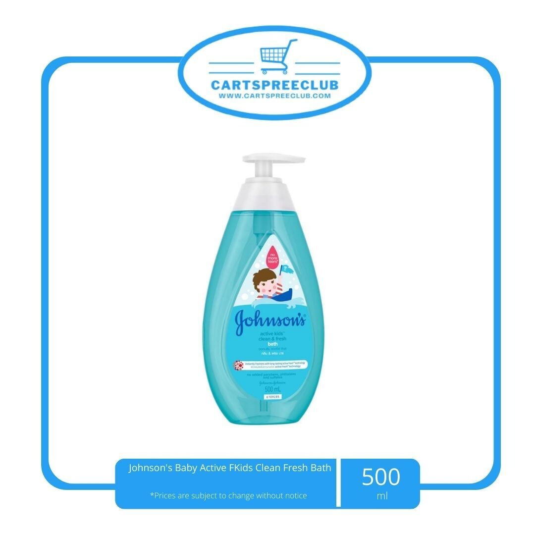 Johnson&#39;s Baby Active FKids Clean Fresh Bath 500ml