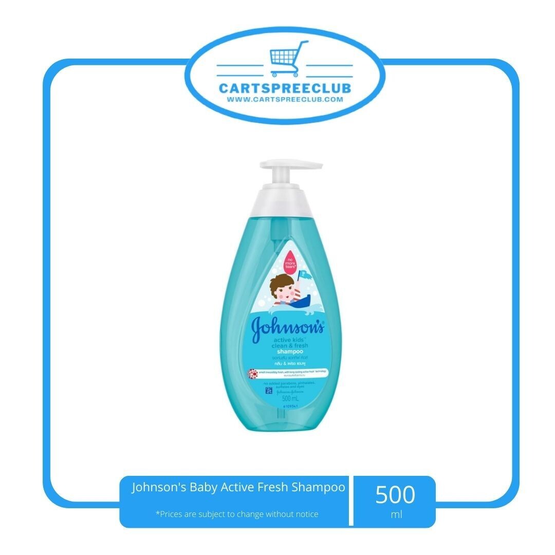 Johnson&#39;s Baby Active Fresh Shampoom 500ml