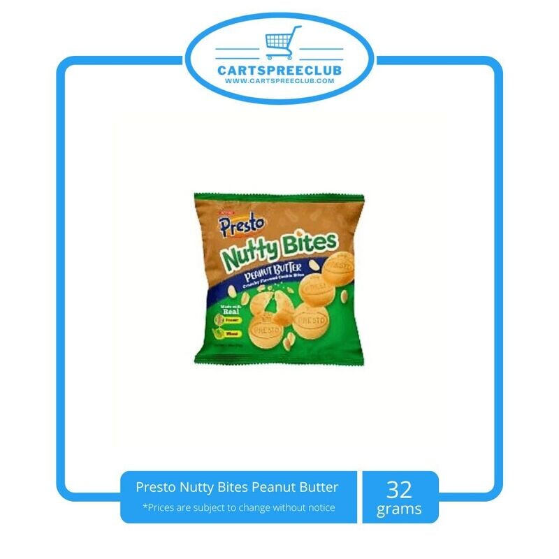 Presto Nutty Bites Peanut Butter 32g