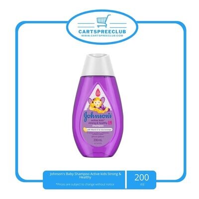 Johnson&#39;s  Baby Shampoo Active kids Strong &amp; Healthy 200ml