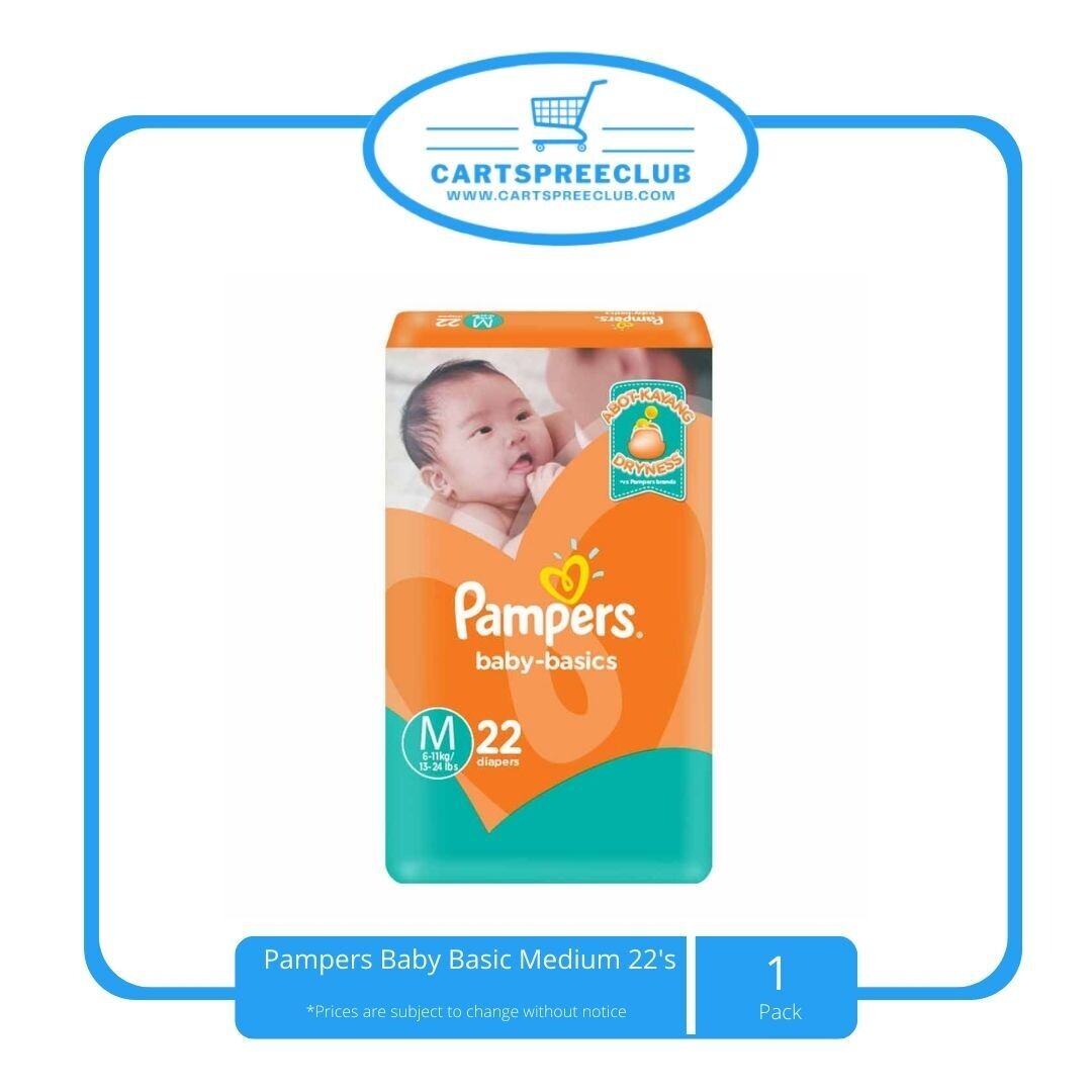 Pampers Baby Basic Medium 22&#39;s