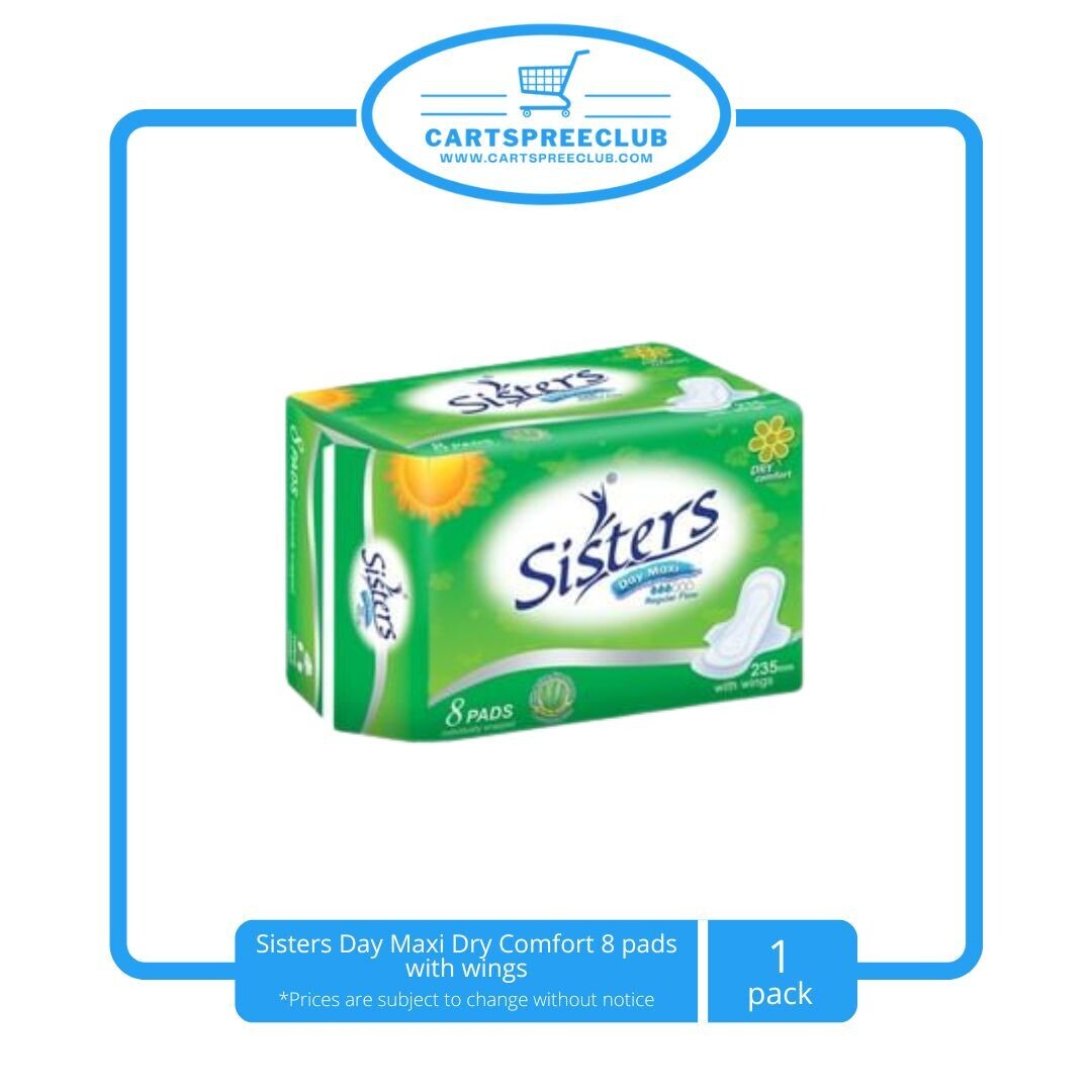 Sisters Day Maxi Dry Comfort 8 pads with wings