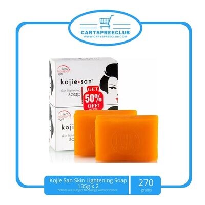 Kojie San Skin Lightening Soap 135g, 50% off on 2nd soap